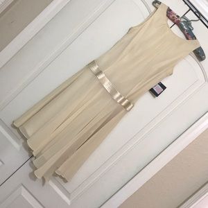 Liz Claiborne tan Cute dress